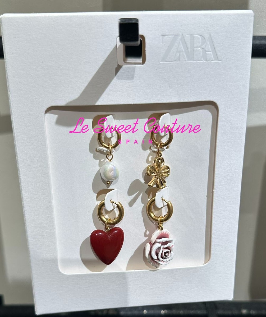 ZARA WOMAN NWT SS25 PACK OF CHARM EARRINGS 1856/063 | eBay