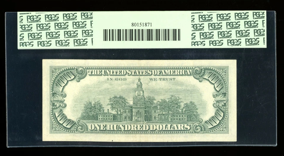 DBR 1969-A $100 FRN Richmond Fr. 2165-E PCGS XF-40 PPQ Serial E02933042A - Image 2 of 2