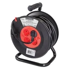 Cable Reel 25m Extension Power Cable 16A, 4 Sockets (CEE 7/4) NEW