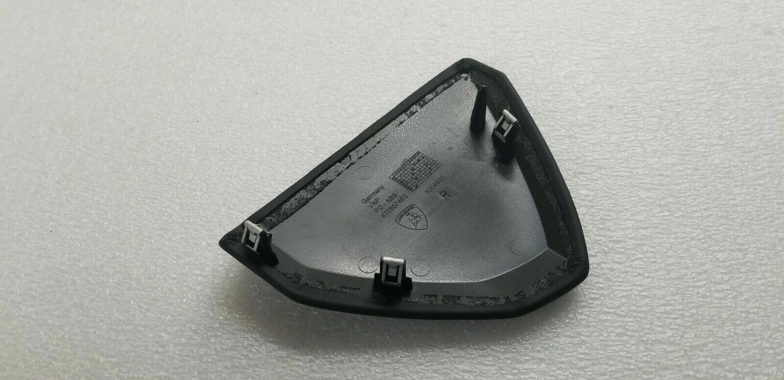 LAMBORGHINI AVENTADOR PASSENGER RIGHT SIDE INTERIOR TRIM CAP OEM 470857482