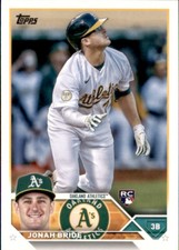 2023 Topps Series 1 - Jonah Bride Oakland Athletics #95 (RC)