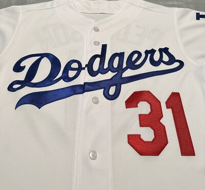 Authentic Majestic MLB Los Angeles Dodgers Joc Pederson Baseball