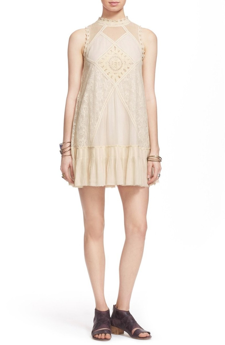 Free People Angel Lace Dress - Ivory