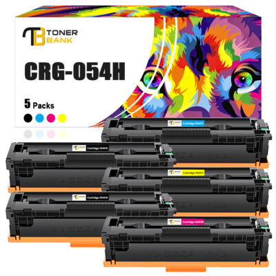 5 Toner kompatibel für Canon 054H i-Sensys MF643CDW MF645CX LBP-623CDW