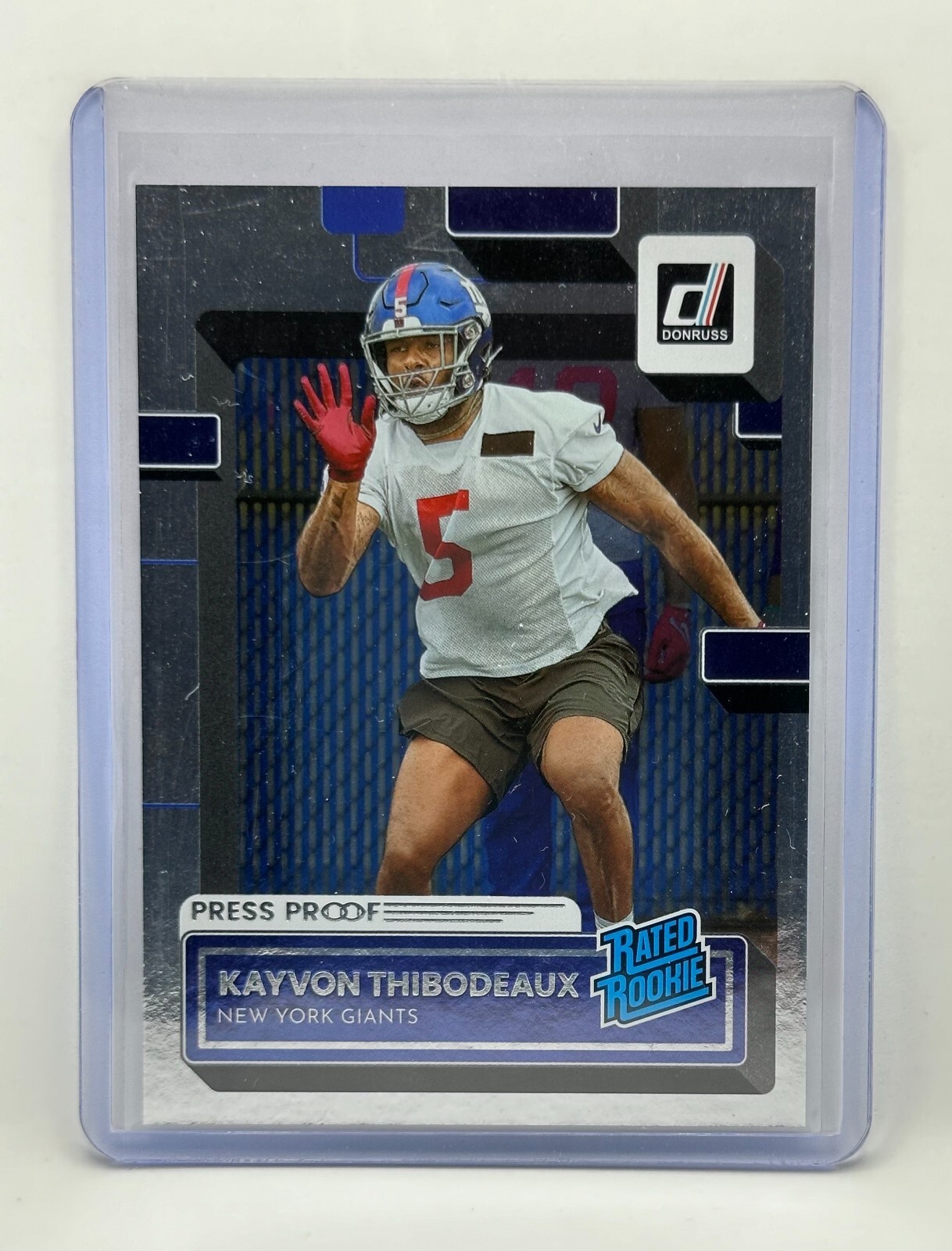 2022 Donruss Press Proof Silver Kayvon Thibodeaux #30/100 Rated Rookie #352 RC