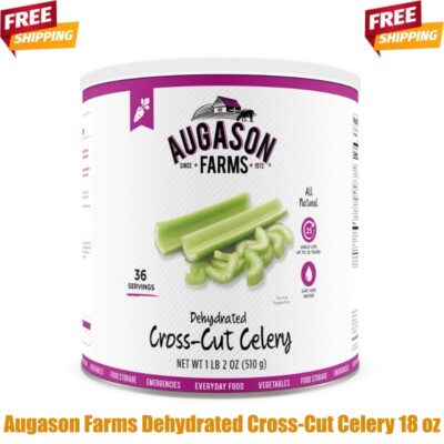 Augason Farms Dehydrated Cross-Cut Celery 18 oz
