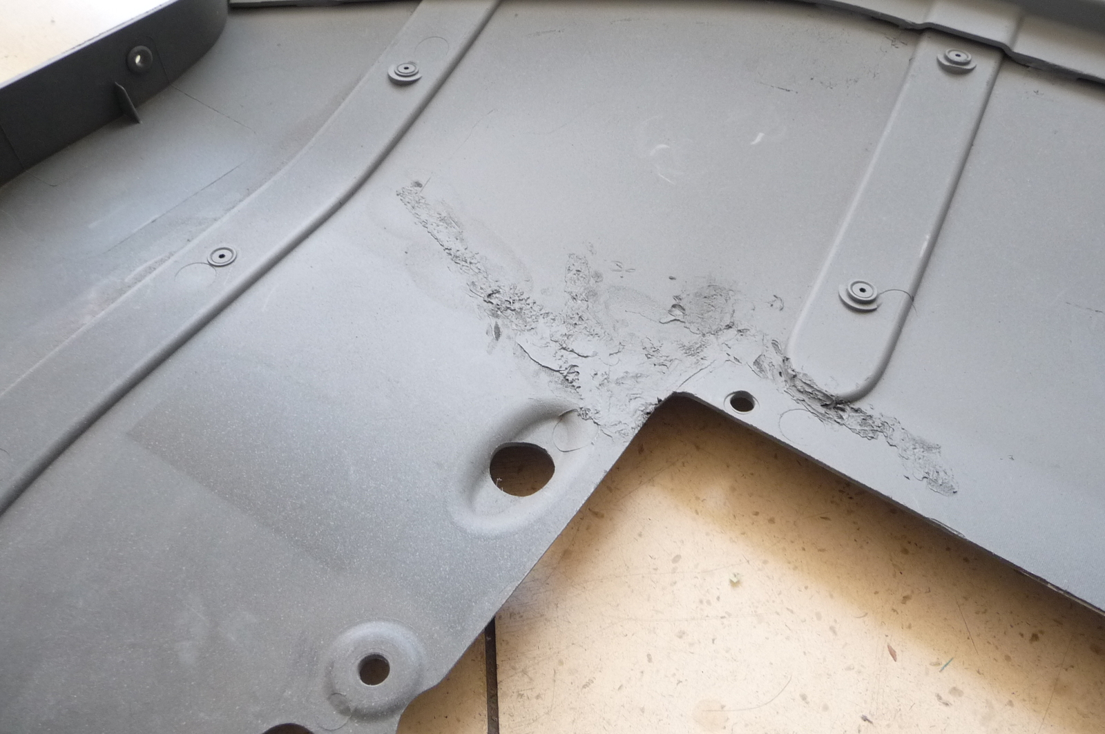 2017-2022 McLaren 720s Rear Lower Diffuser Cover Shield 14A3028CP OEM H1