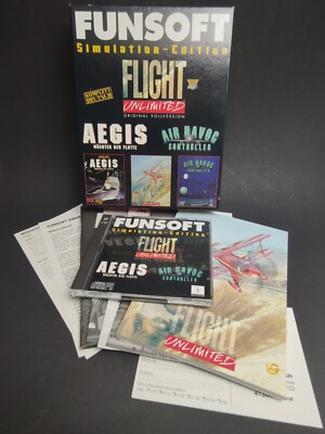Funsoft | Simulation-Edition | Flight Unlimited | Aegeis | Air Havoc | Big Box  