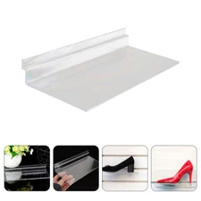 4pcs Wall Retail Display Shelves Slatwall Shoe Shelf for Home Shoe Stores