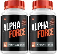 (2 Pack) Alpha Force for Men Capsules - Alpha...