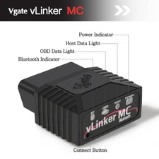 Vgate vLinker MC Bluetooth 3.0 OBD2 Diagnostic Scanner Tool for Android Windows