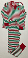 Family Pj Pajama Set Round Neck Green And Red S