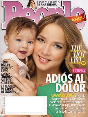 People en Español Diciembre 2015 Adamari López Ana Brenda Jenni Rivera Hot List
