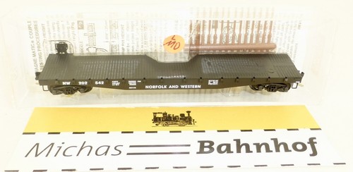 MICRO TRAINS 45020 Norfolk Western 202542 50' Flatcar Fishbelly Side N 1:160 #11 | Zustand: Gebraucht