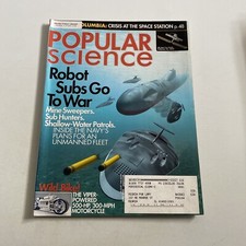 2003 April Popular Science Magazine, Robots Subs Go To War (CP263)