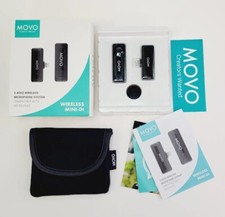 Movo Wireless Mini DI Lightning Wireless Lavalier Microphone for iPhone