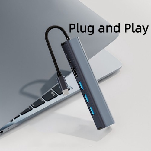 PD RJ45 Docking Station for Dock Adapter Type C to Usb 3 04447 - Afbeelding 3 van 7