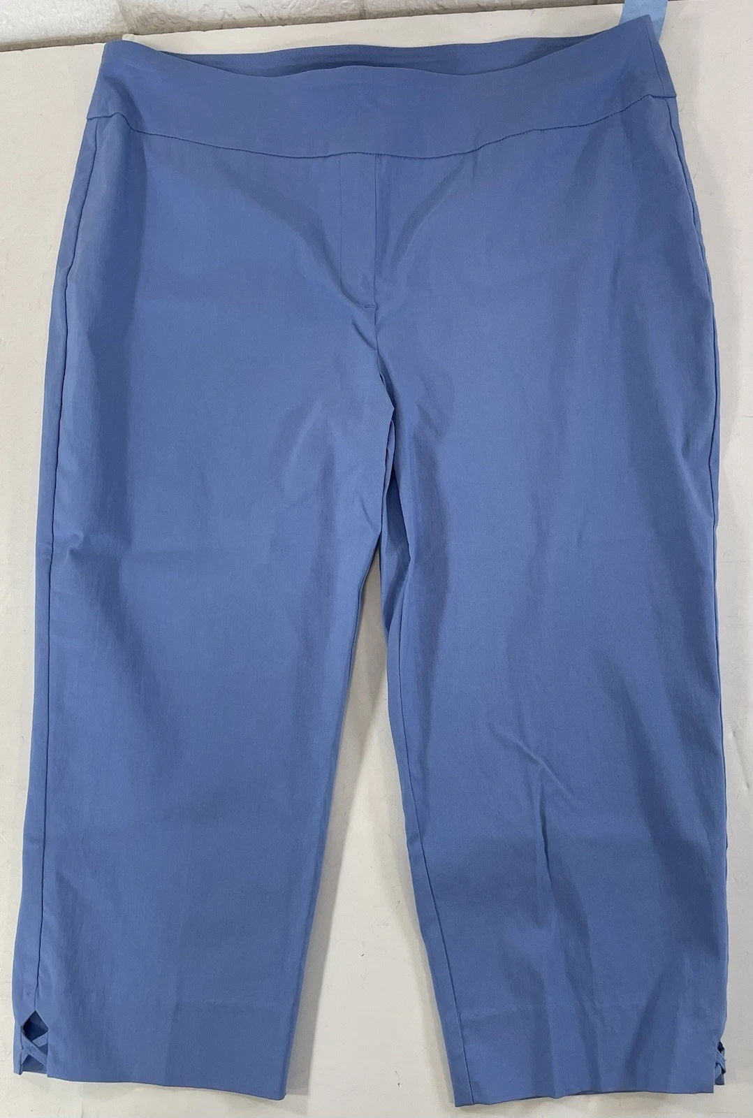 Ruby Road Capri Pants Women’s Size 18 Lilac Pull On Stretch (gg1)