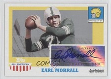 2005 Topps All American Retired Edition Auto Earl Morrall #A-EM Auto 0b2