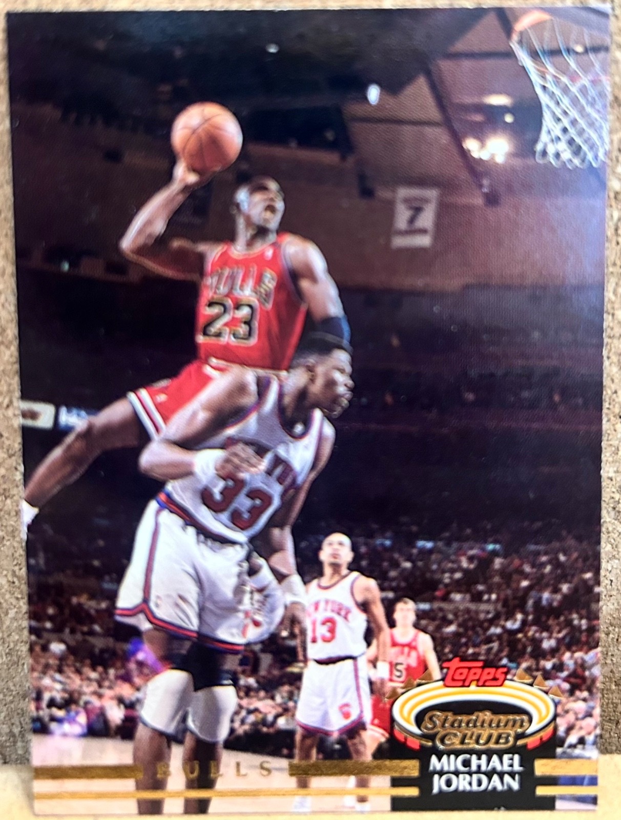 Topps Basketball 1992-93 Stadium Club Michael Jordan #1 Chicago Bulls