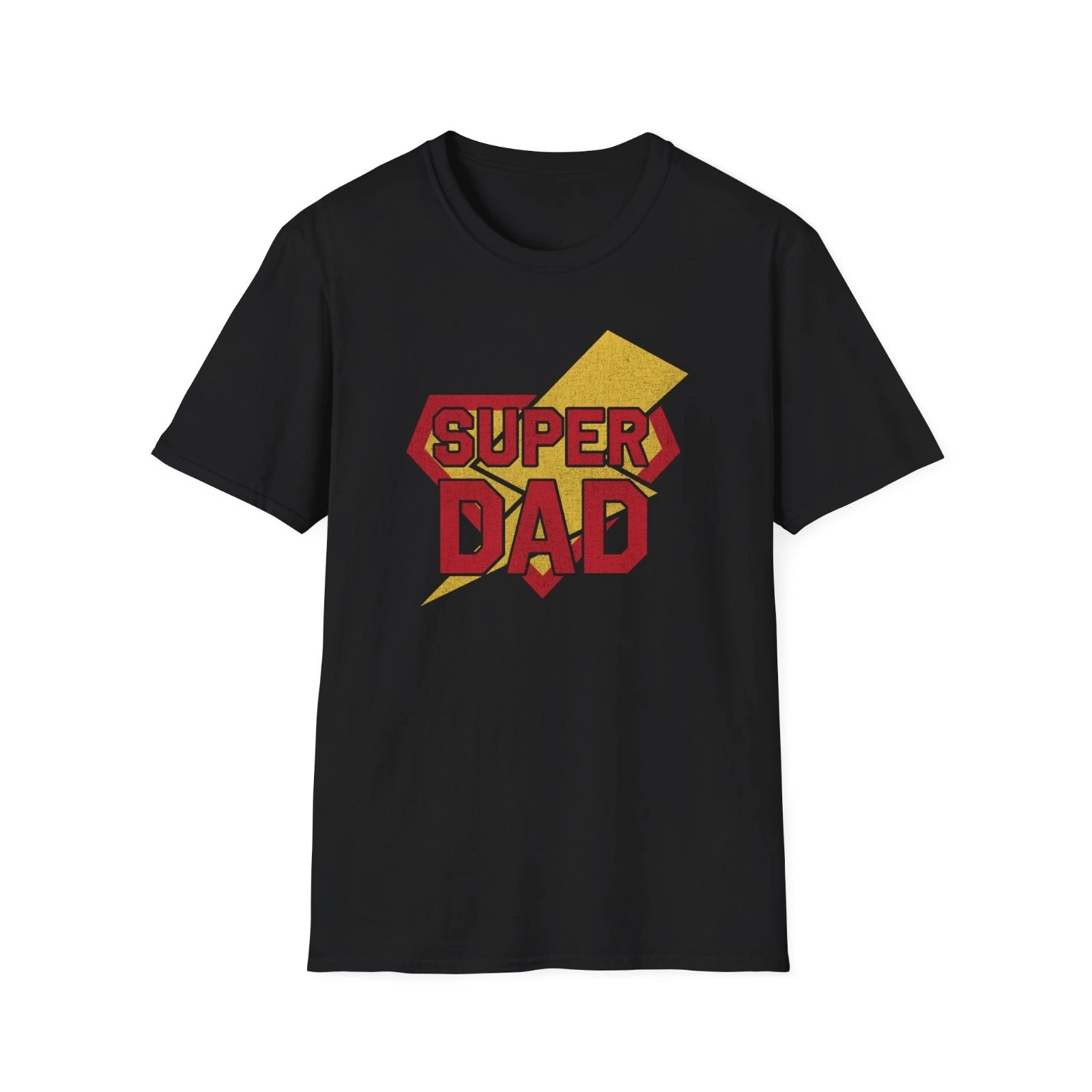 Super Dad T Shirt Father's Day Gift Retro Superhero Graphic Tee