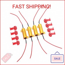 Aaron 4pcs 50w 6ohm Load Resistors - Fix Led Bulb Fast Hyper Flash Turn Signal B Aaron 4pcs 50w 6ohm Load Resistors - Fix Led Bulb Fast Hyper Flash Turn Signal B