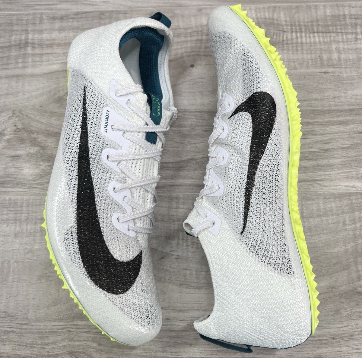 Nike Zoom Superfly Elite 2 White Bright Spruce Track Spikes FZ9662