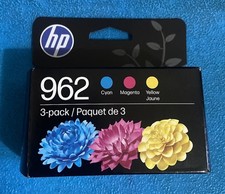 HP 962 Color Ink Cartridges 3-Pack Cyan Magenta Yellow Exp FEB 2028 New
