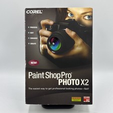 Corel Paint Shop Pro Photo X2 PC Software Open Box
