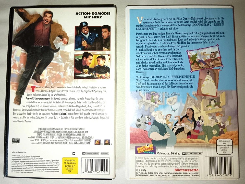 Versprochen ist Versprochen + Pocahontas 2, 2 X Kindervideo VHS - Bild 4 von 4