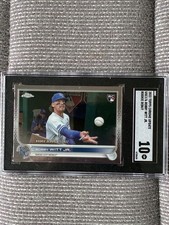 Bobby Witt Jr. 2022 Topps Chrome Update Rookie Debut Card RC SGC 10 GEM Royals