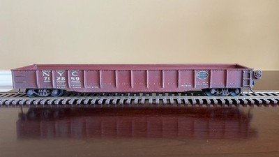 O Scale NYC Gondola 712859 Custom Weathered Brass/Metal Weighted 52 6 