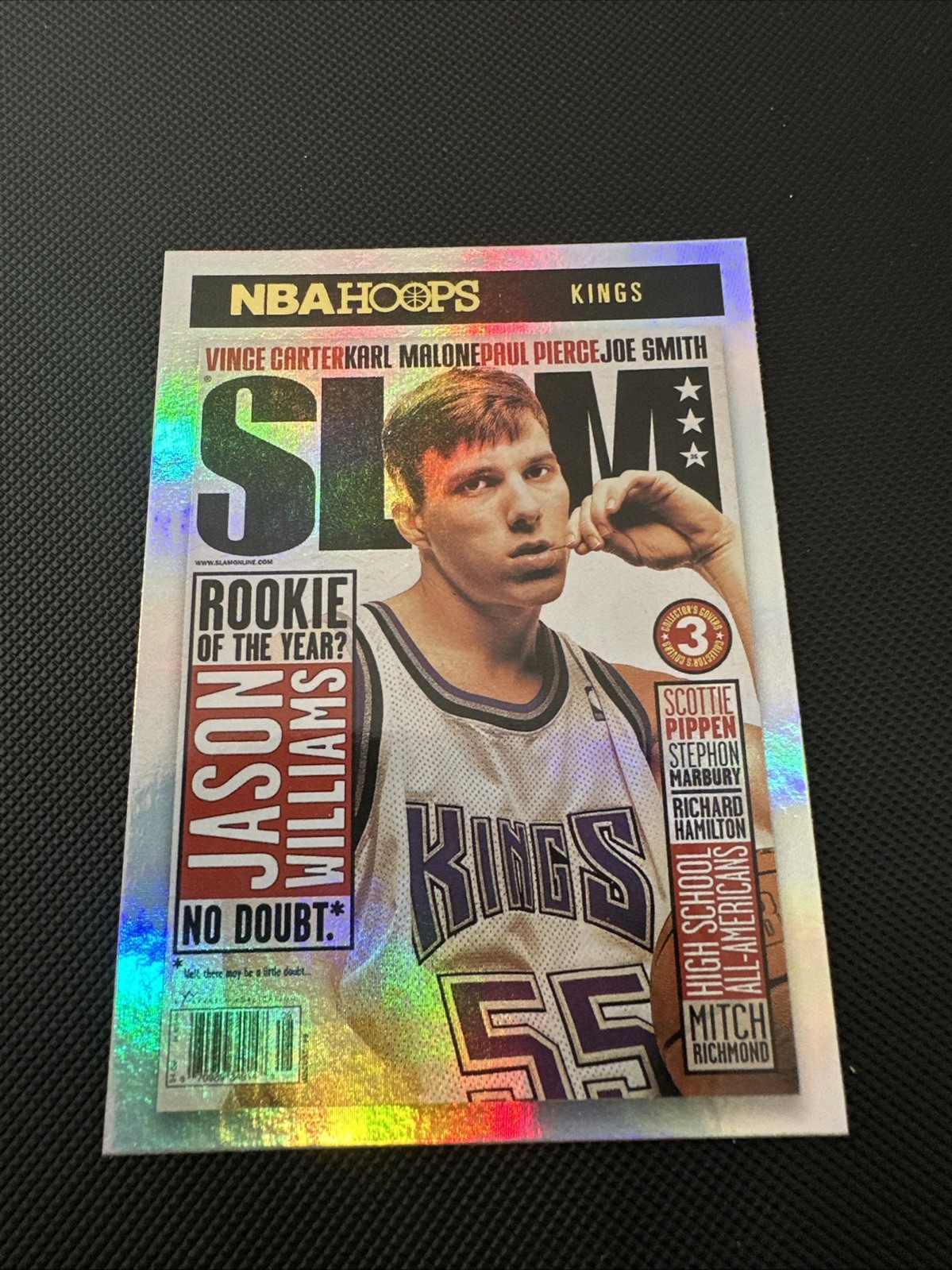 2020-21 NBA Hoops Slam Cover Silver HOLO White Chocolate Jason Williams Rare SSP