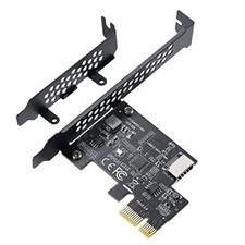 PCI-E 1X to USB 3.2 GEN1 5Gbps Type-E A-Key Expansion Card,Front USB 3.0 TYPE-E
