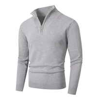 Herren Pullover ReißVerschluss Stehkragen Strickjacke Herbst Winter LäSsig