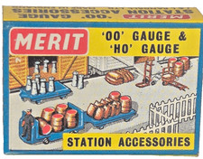 Merit 5058 OO/HO Gauge Railway Station Accessories Platform Scenery Model Boxed.