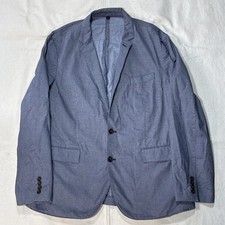 J Crew Ludlow Suit Jacket XL Gray Cotton Blend Unstructured Blazer Somelos