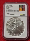 2021 Silver Heraldic Eagle T-1 S$1 DOLLAR FIRST RELEASES NGC MS 70       #T1193