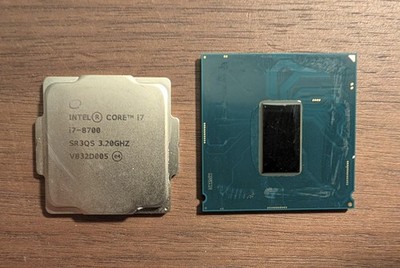 Delidded Intel i7-8700 six-core CPU [with PTM, READ]