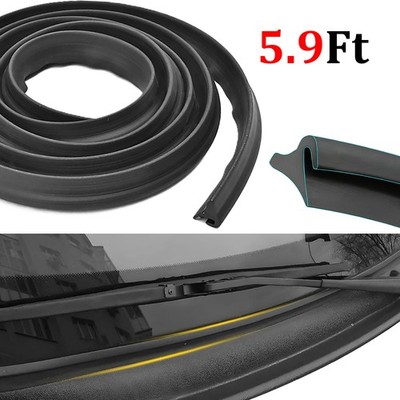 5.9Ft For GMC Car SUV Front Windshield Panel Seal Strip Rubber Moulding Trim