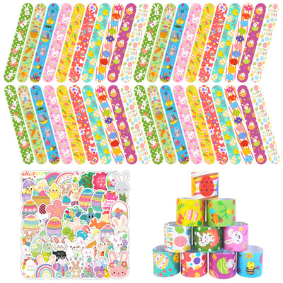 Oster Kinder Party Deko Easter Day Slap Bracelets Mitgebsel Geschenk Partytüten