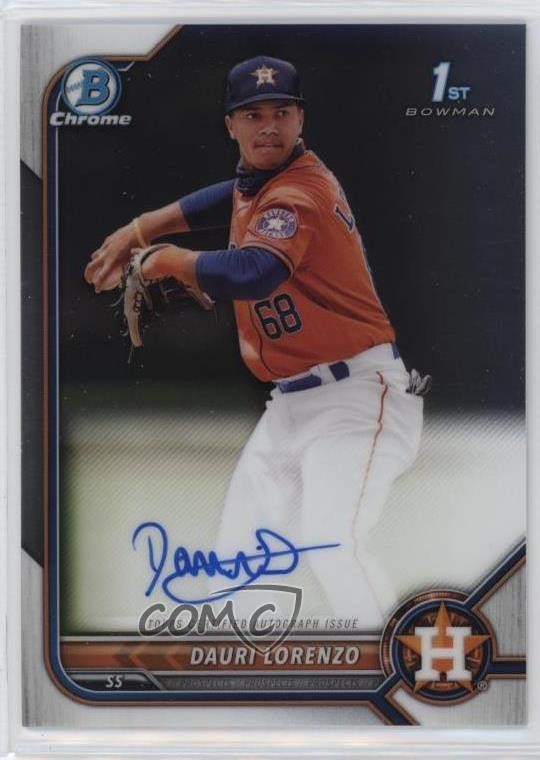 2022 Bowman Chrome Prospect Auto Dauri Lorenzo #CPA-DLZ Auto 12yh