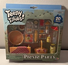 Teeny Tinies Teeny Picnic Party Mini Food Playset Toy Doll/Dollhouse Miniatures