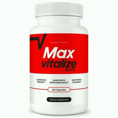 Max Vitalize Elite Capsules   Daily Men's Wellness, Vitality & Performance 60ct