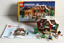 LEGO 40602 WINTER MARKET STALL *100% COMPLETE* 2 MINIFIGURES *TOY STALL* *BOXED*