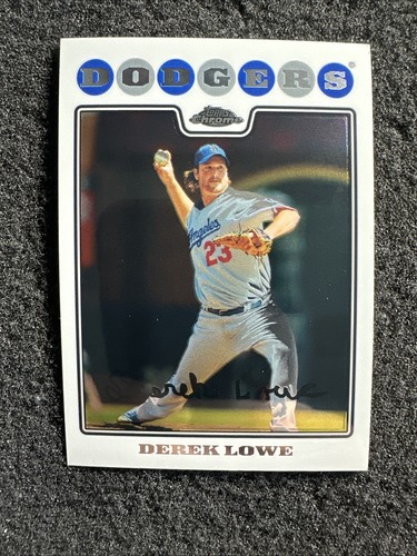 2008 Topps Chrome Derek Lowe #108 card