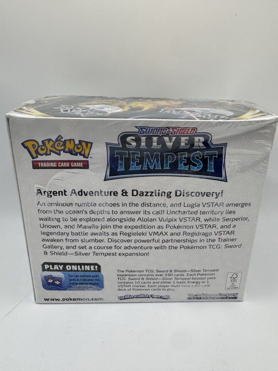 Pokemon Sword & Shield Silver Tempest Booster Box
