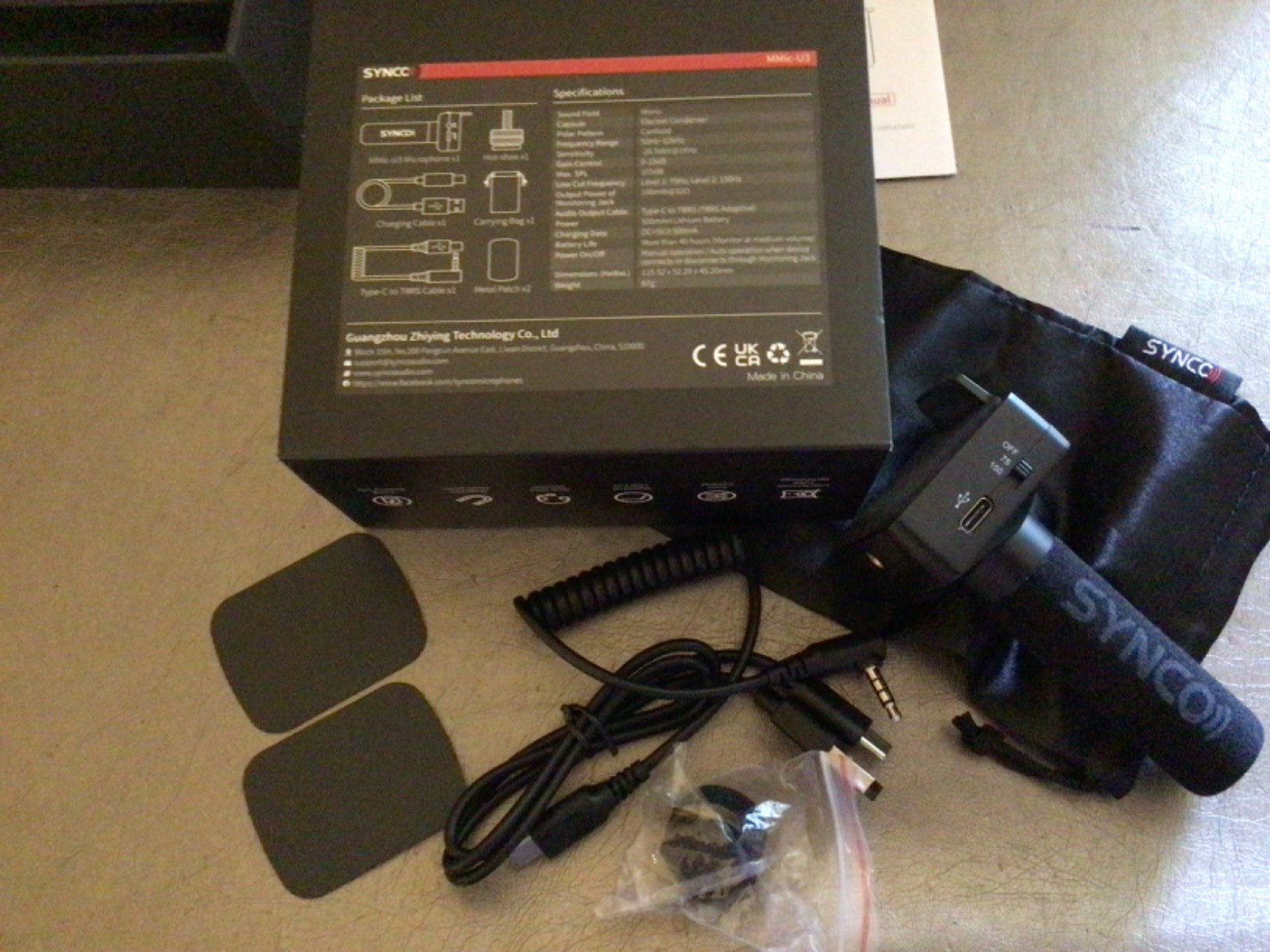 SYNCO MMic-U3 Cardioid Recording Microphone For Smartphone - Laptop