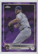 2022 Topps Chrome Sapphire Edition Purple /10 Brandon Woodruff #336 1s4s