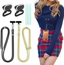 2 Pack USB C Dust Plug, Phone Lanyard  Type C anti Dust Plug Cover Charging Port